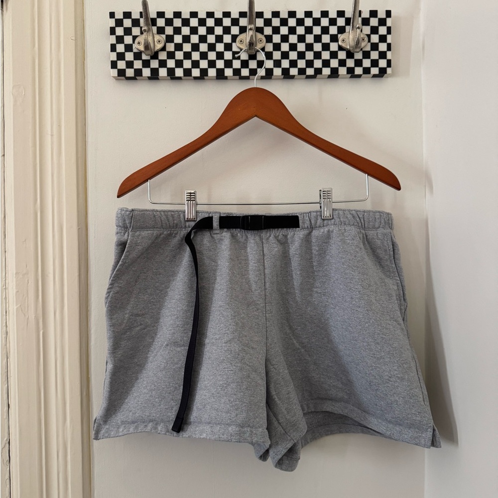 Fleece Shorts with Belt